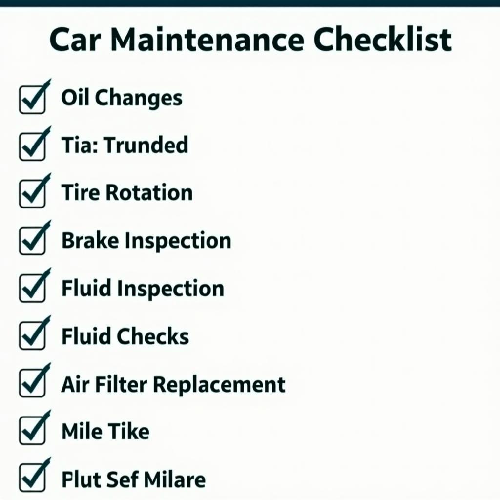 Car Maintenance Checklist for Ernakulam Car Owners