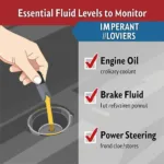 Car Maintenance Checklist - Checking Fluid Levels