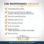 Comprehensive car maintenance checklist