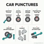 Different Car Puncture Types in Chennai