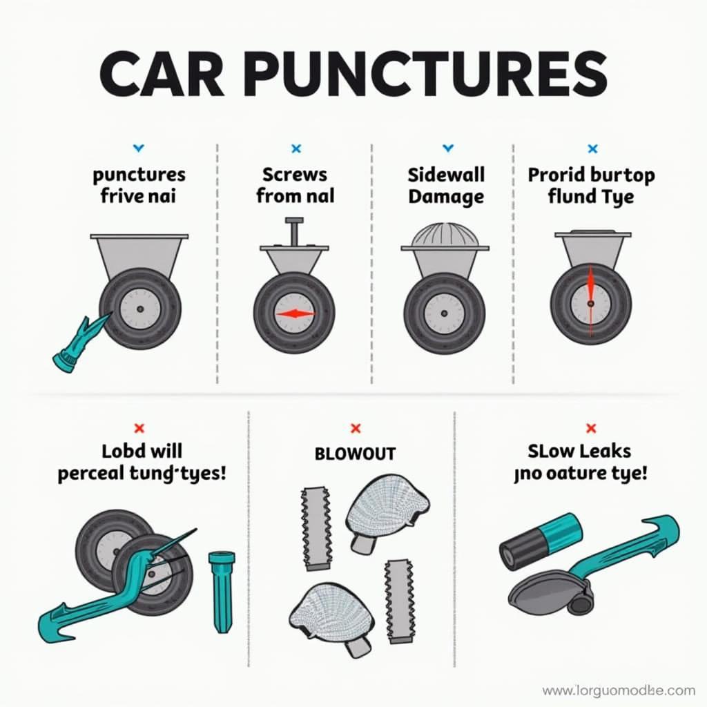 Different Car Puncture Types in Chennai