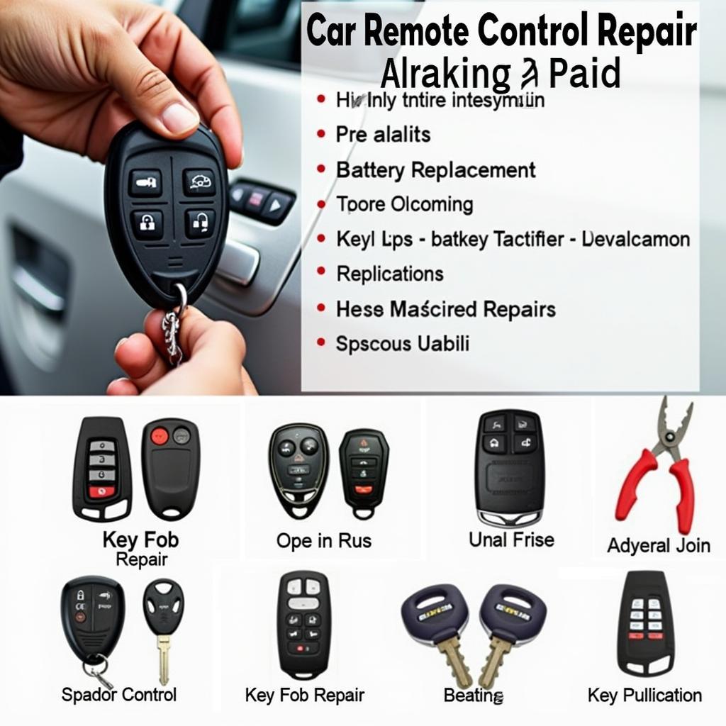 Car remote control repair services in Trichy