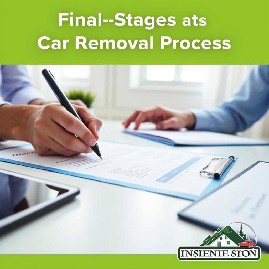 Car Removal Birmingham - Completing the Paperwork