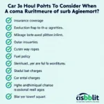 Car Rental Agreement Checklist