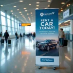 Airport Car Rental Banner: Targeting Travelers Arriving at Airports