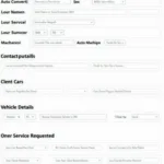 Car Service Admin Registration Template Example