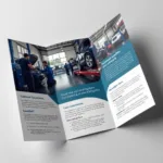 Example of a Well-Designed Car Service Center Brochure