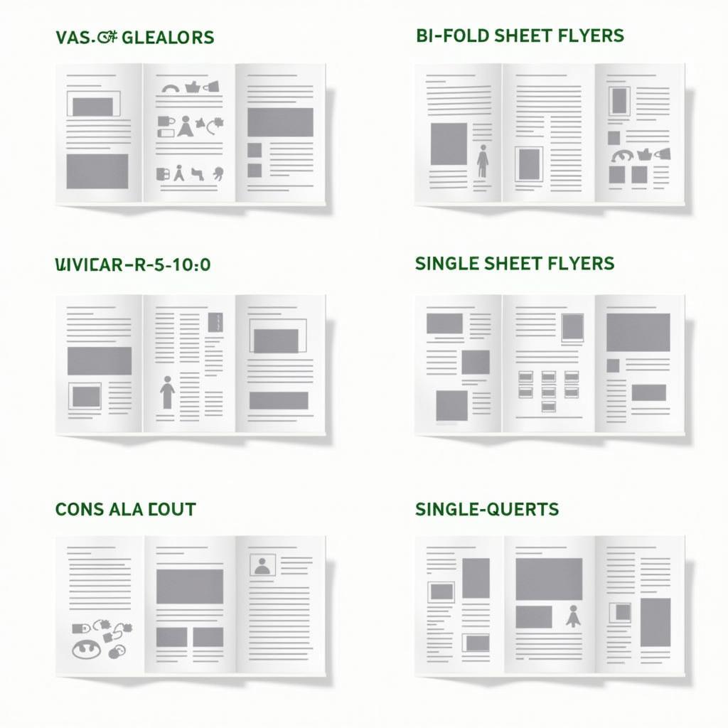 Different Car Service Center Brochure Layout Options