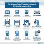 Car Service Center Equipment Cost Breakdown