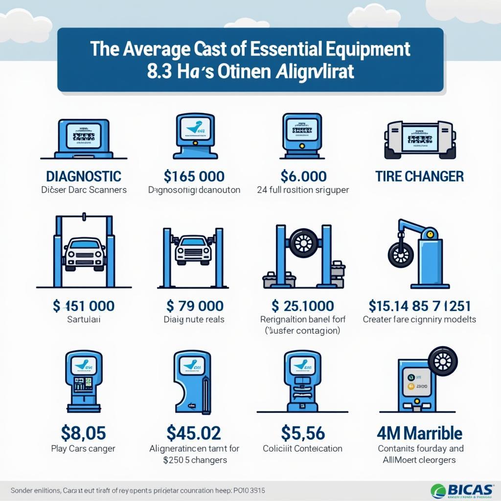 Car Service Center Equipment Cost Breakdown