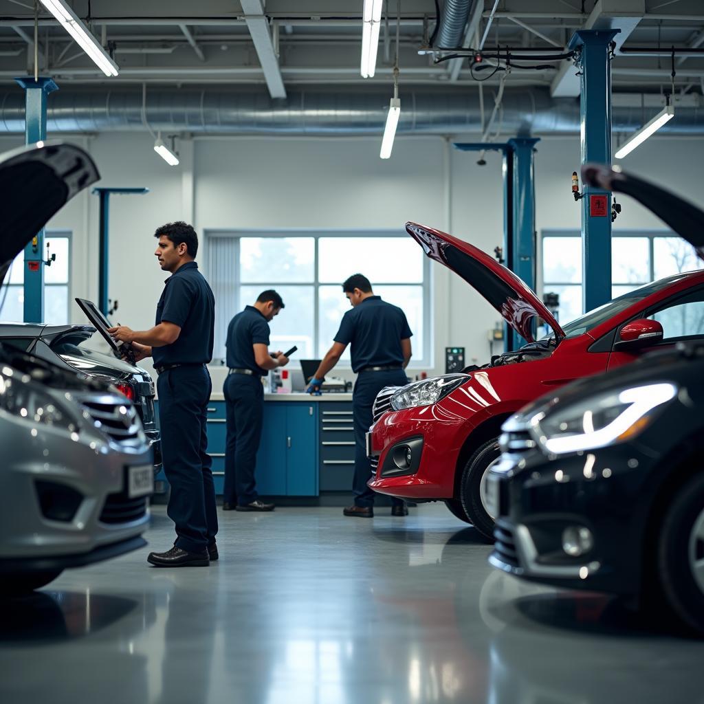 Modern Car Service Center in Jodhpur