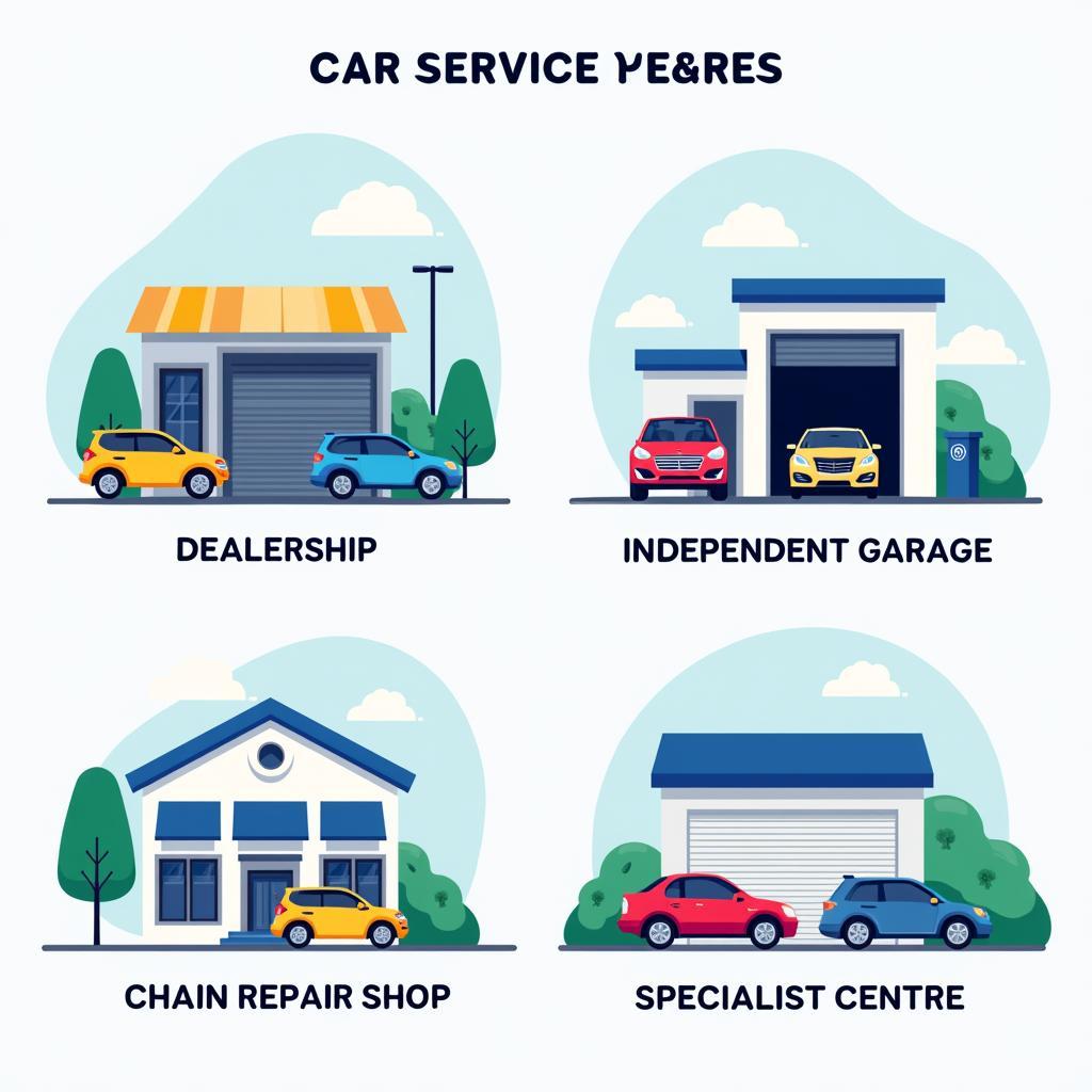 Different Types of Car Service Centres in BVRM