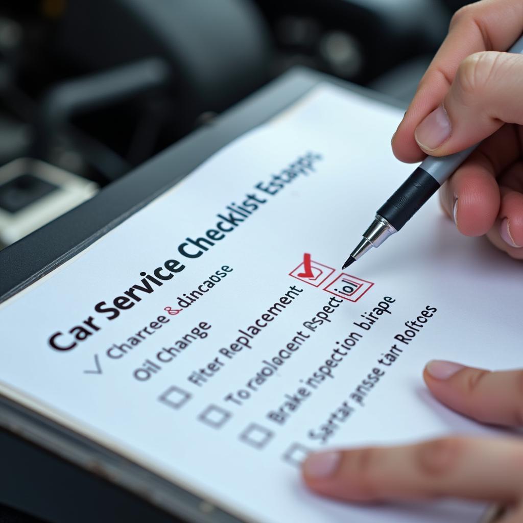 Car Service Checklist in Perth