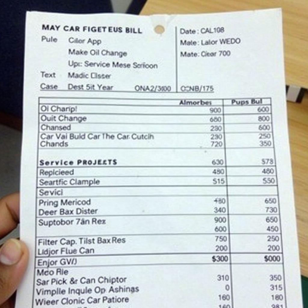 Car Service Cost Breakdown in India