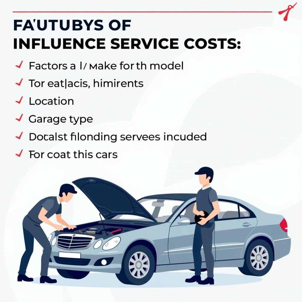 Factors Influencing Car Service Costs