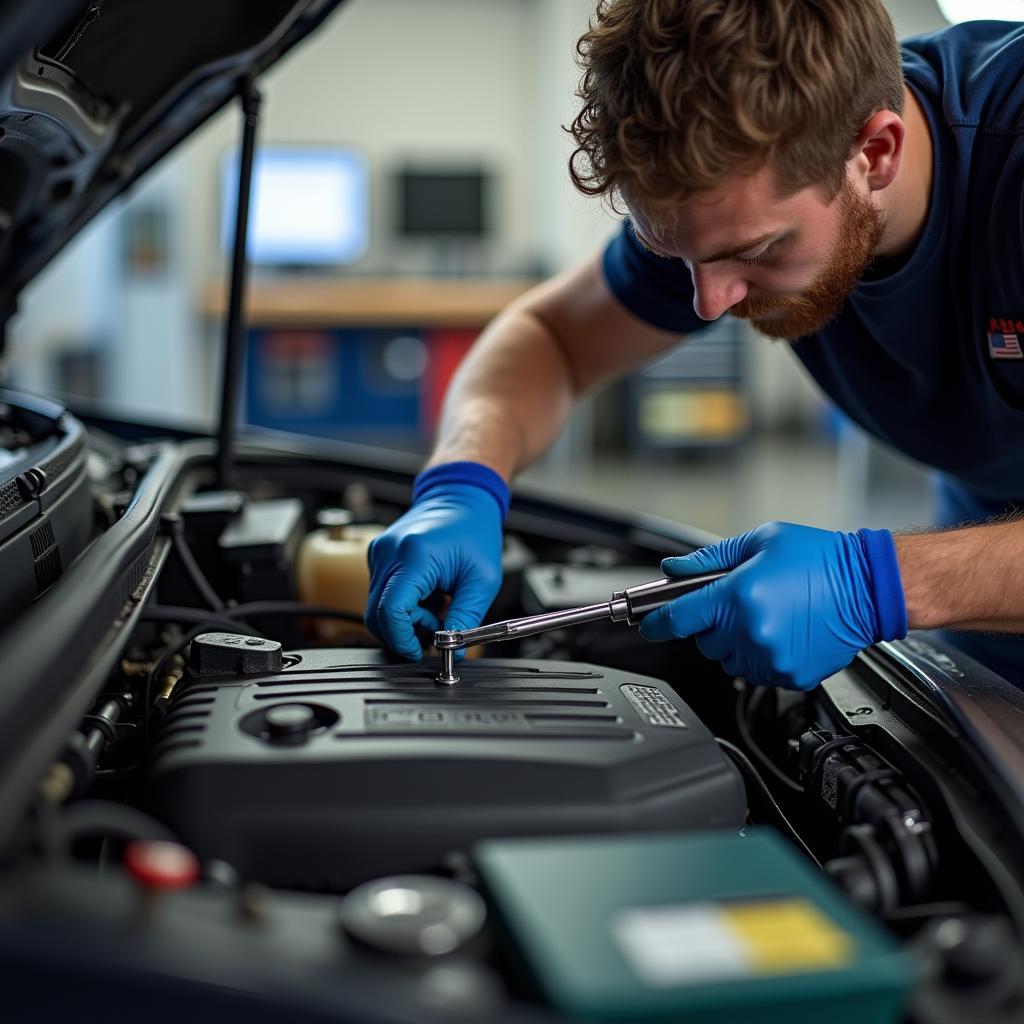 Experienced Mechanic Working on a Car in Dalkey