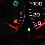 Car service dashboard warning lights