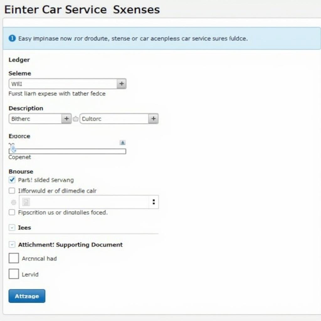 Tally Screenshot Showing Car Service Expense Entry