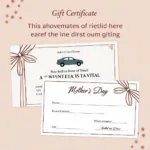 Car Service Gift Certificate