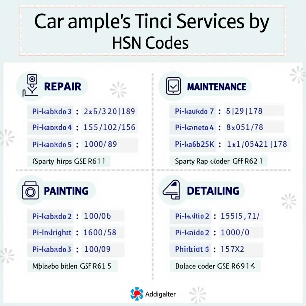 Car Service GST HSN Codes Explained