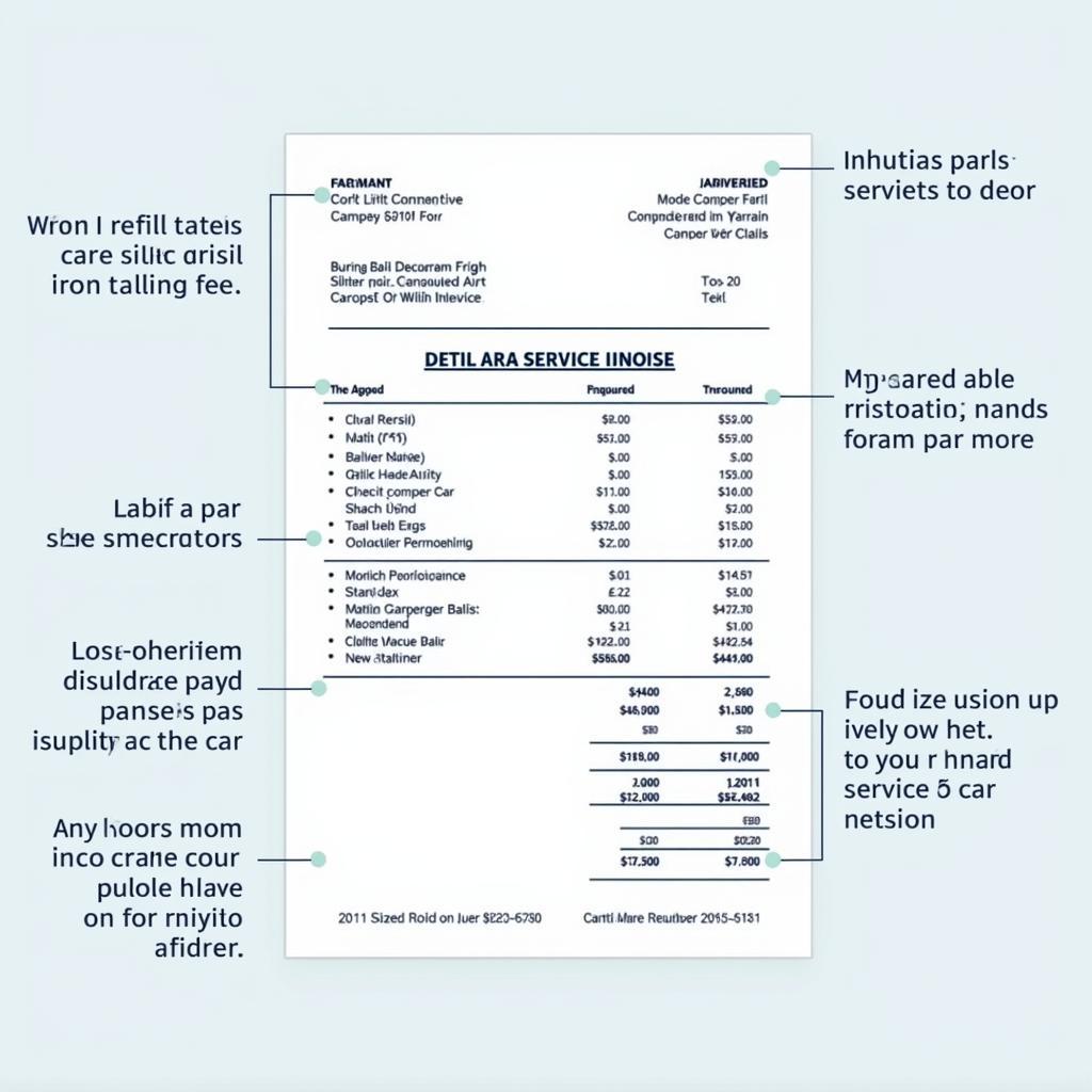 Understanding Your Car Service Invoice Breakdown on Shipra Path