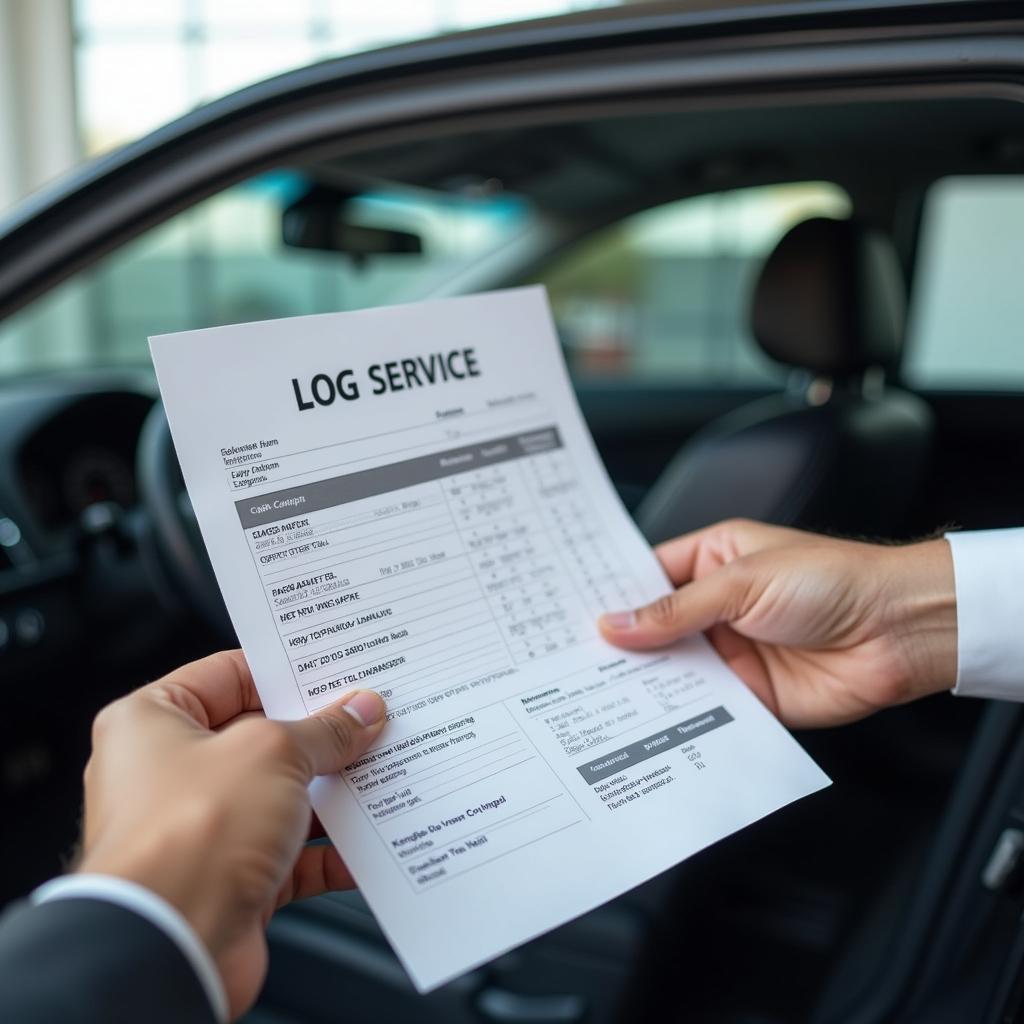 Car Service Log Increasing Resale Value