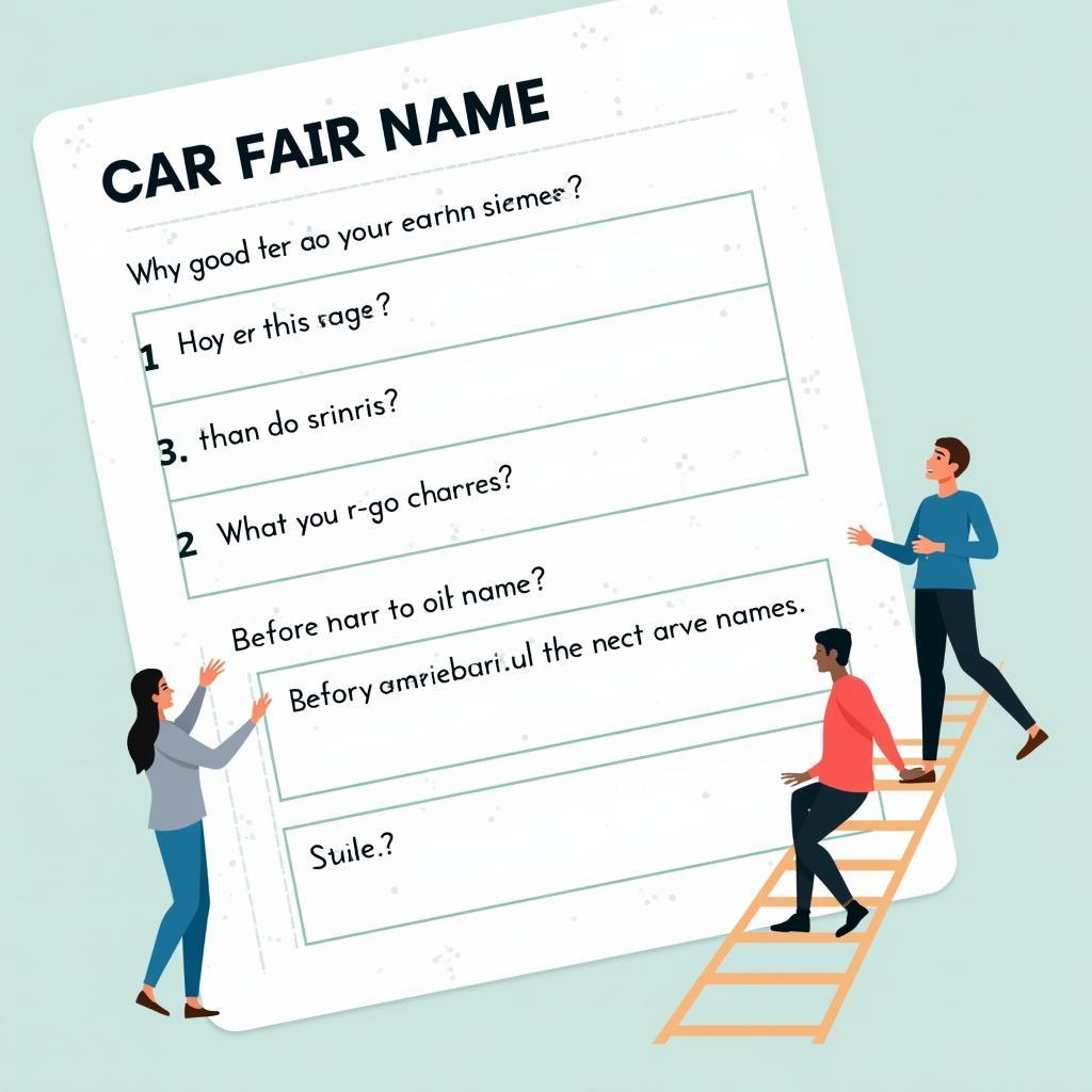 Car Service Name Testing and Feedback Collection