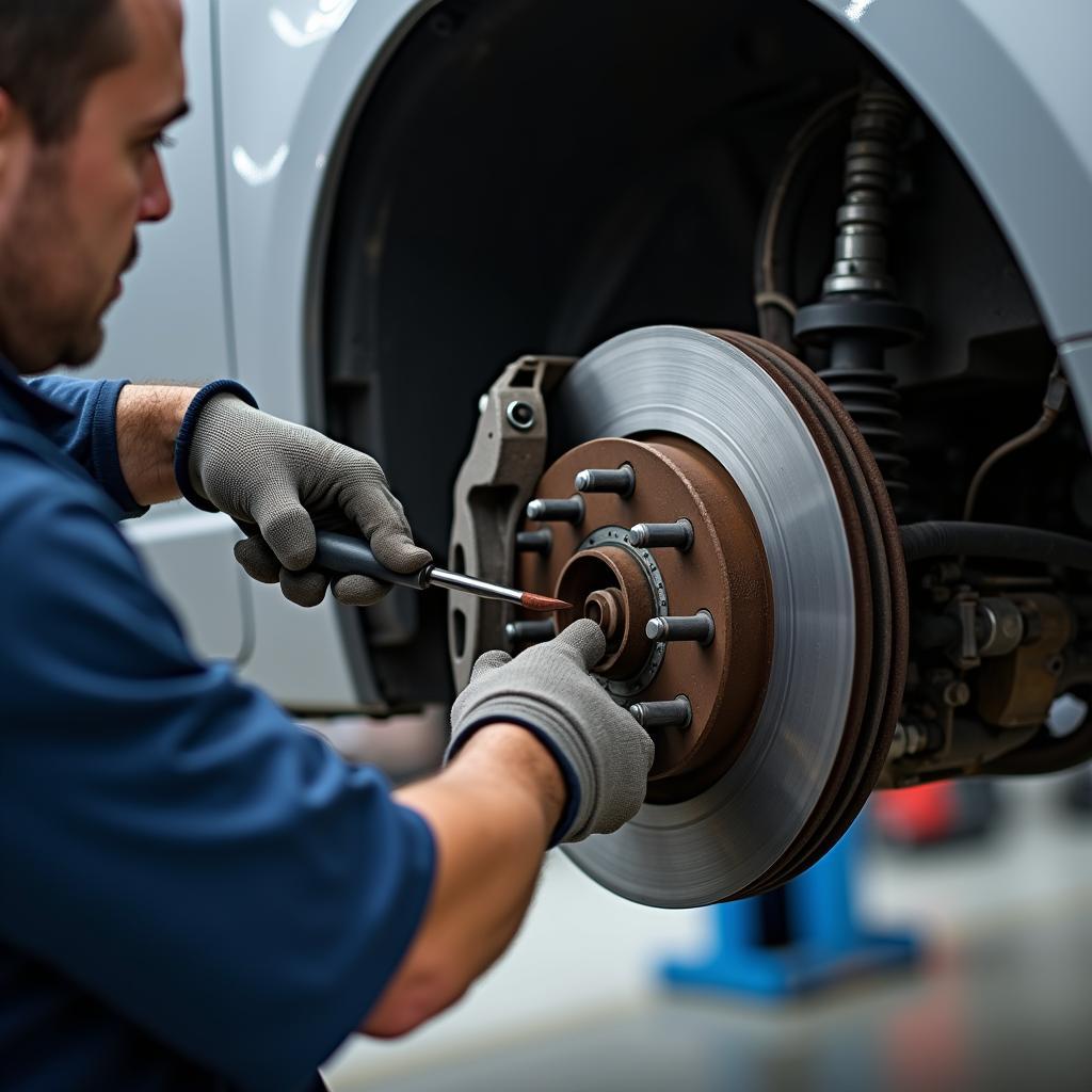 Brake Inspection in a Newburgh NY Auto Shop