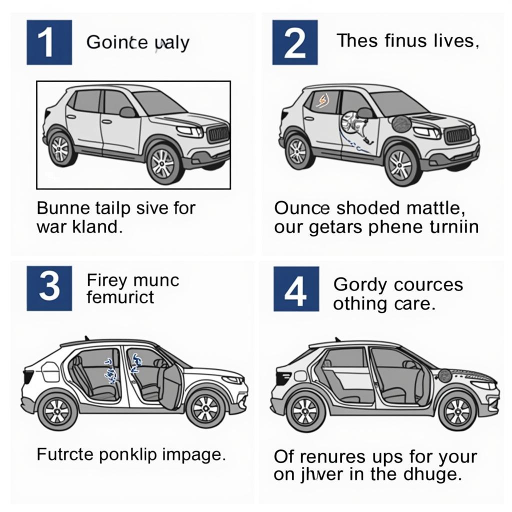 Car Service Parts Replacement Guide with PNG Illustrations: Step-by-Step Instructions