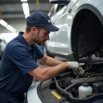 Preventative car maintenance being performed in Swan Hill