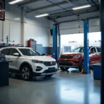 Modern Car Service Garage Interior in Reading