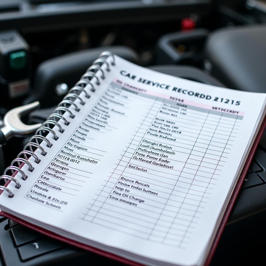 Car Service Records Maintenance Log