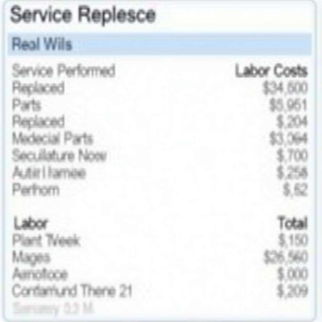 Detailed Online Car Service Report