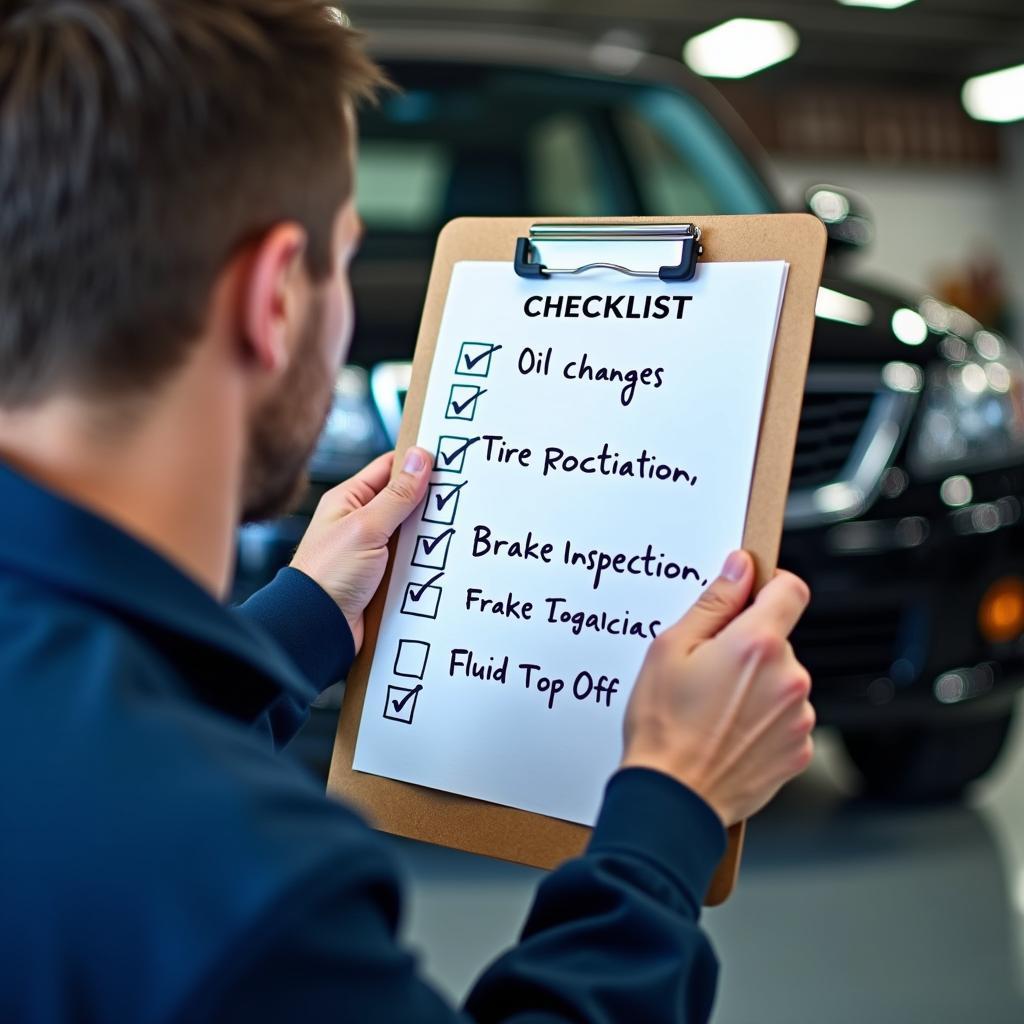 Car Service Rockbank Maintenance Checklist