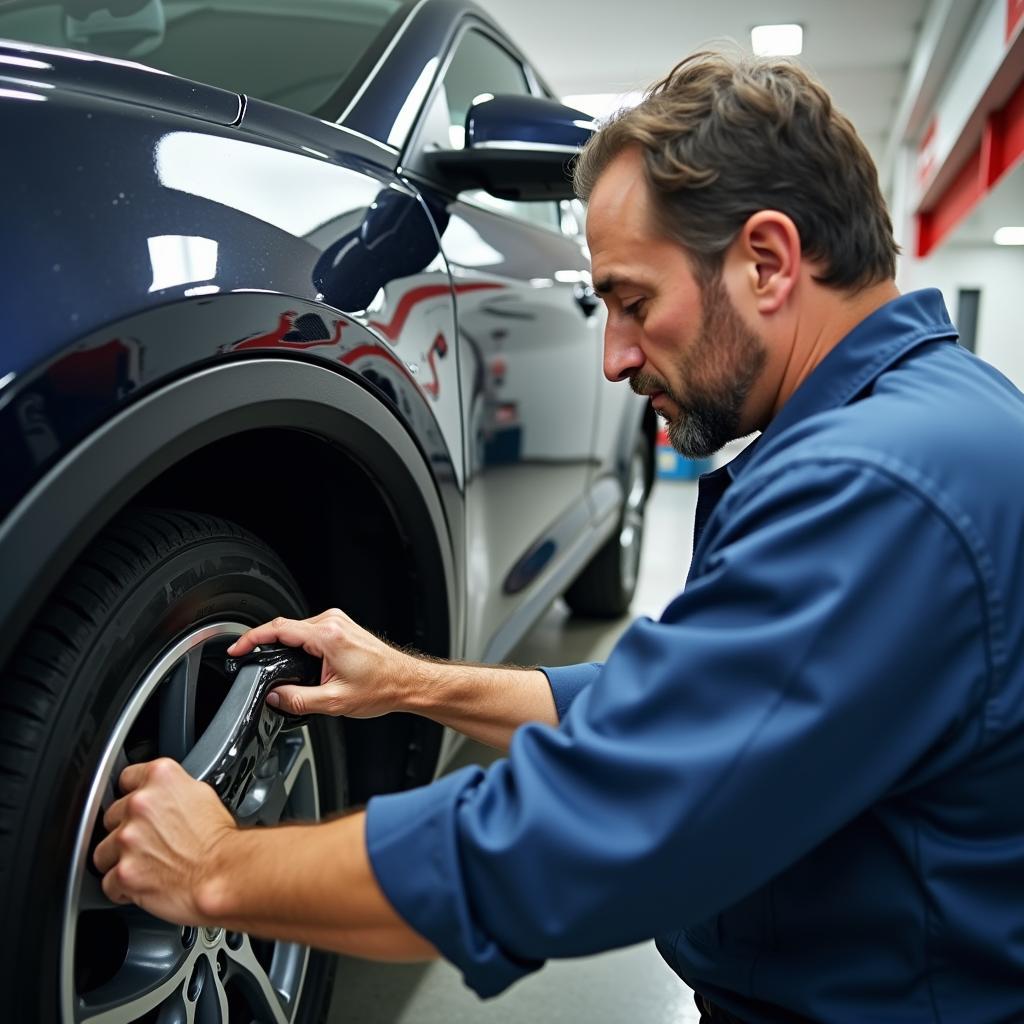 Maintaining Car Service Station Equipment