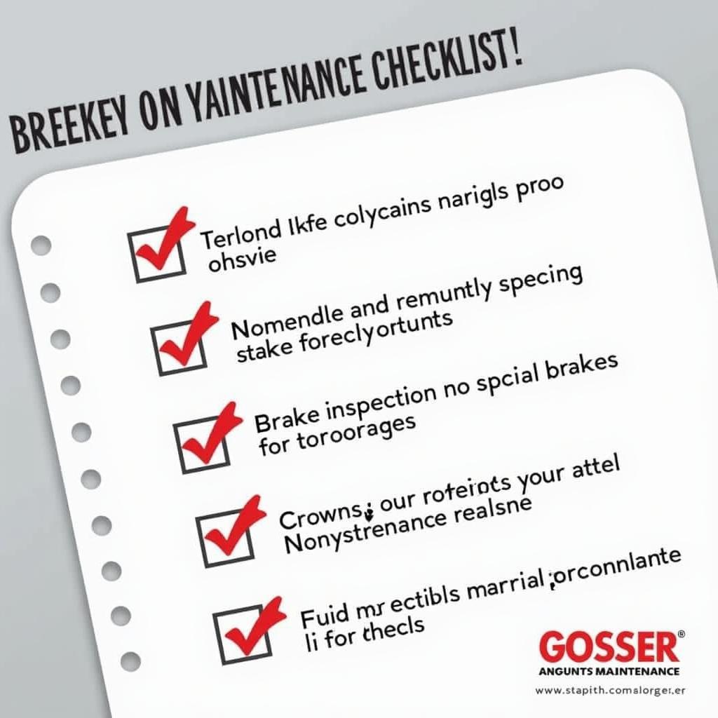 Routine Car Maintenance Checklist in Strathfield