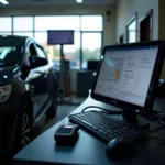 Modern Diagnostic Equipment in a Trichy Car Service Center