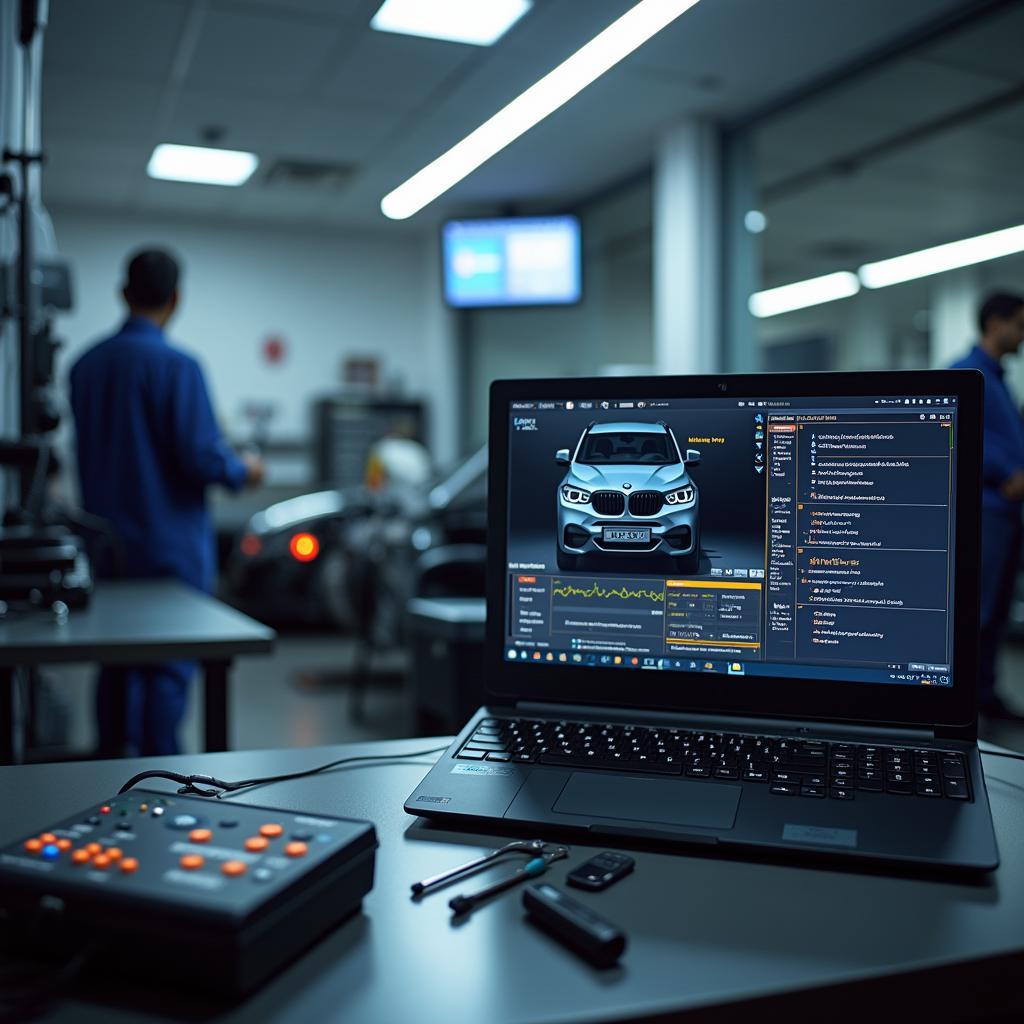 Modern Equipment in a Vasant Kunj Car Service Centre