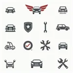 Car Service Vector Logo Examples