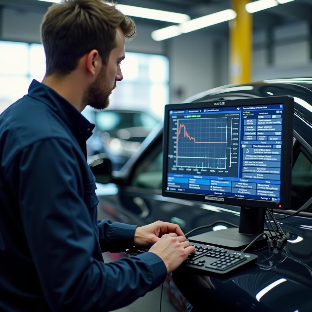 Engine Diagnostics at a Car Service Center in Wagle Estate