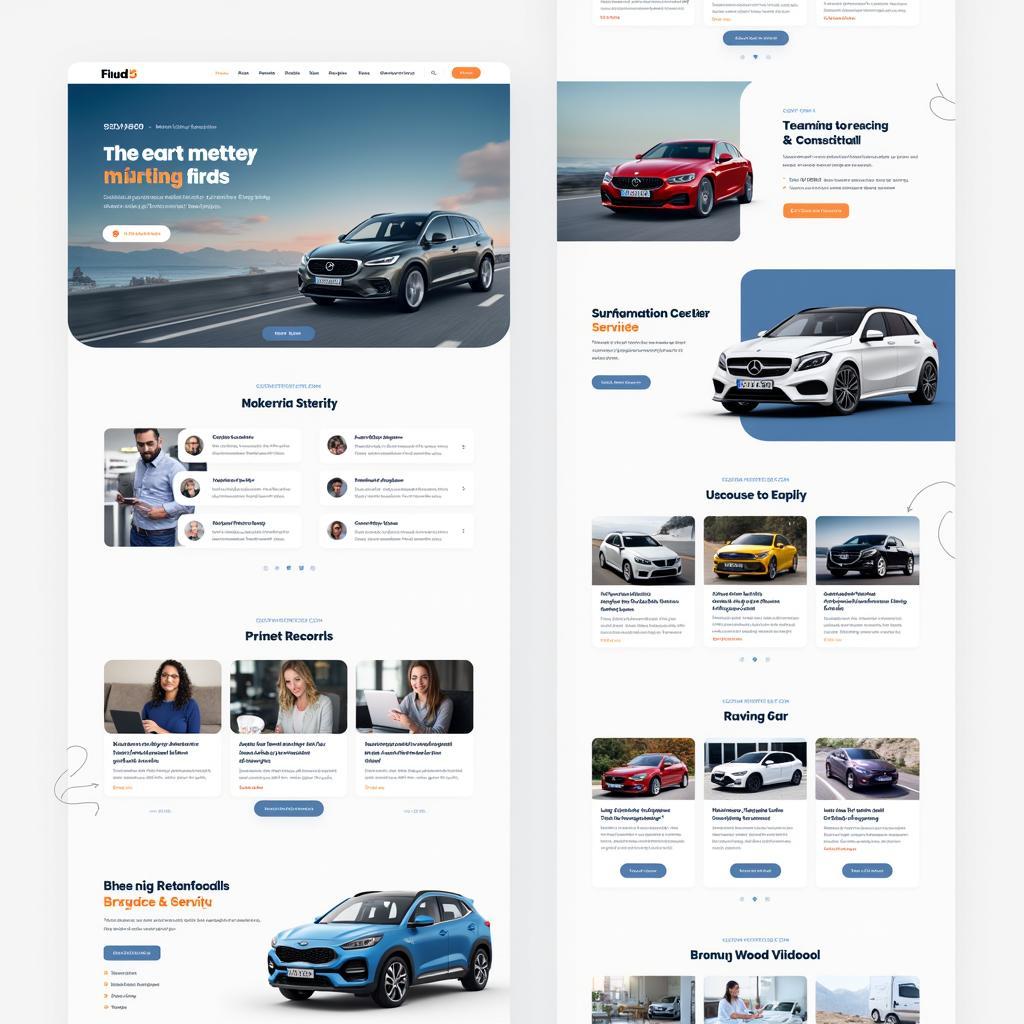 Key Design Elements for an Effective Car Service Website