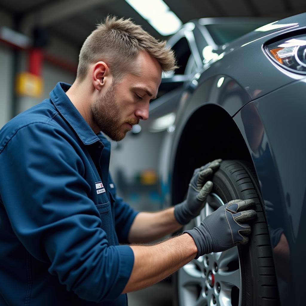 Ensuring Quality Work at a Car Service Workshop