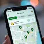 Car Sharing App Interface