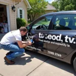 Car Sticker Installation at Home in Chennai