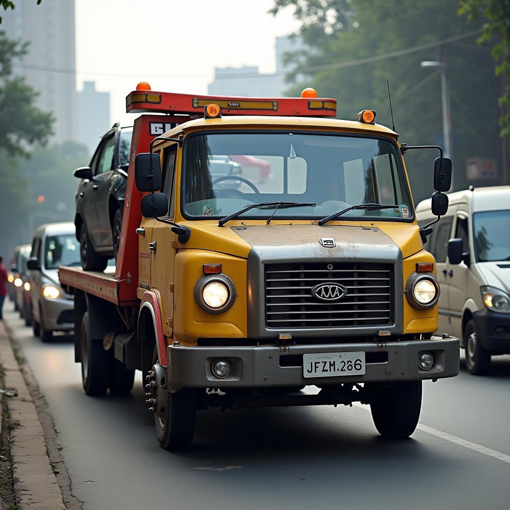 Car Towing Service Kolkata: Tow Truck on the Road