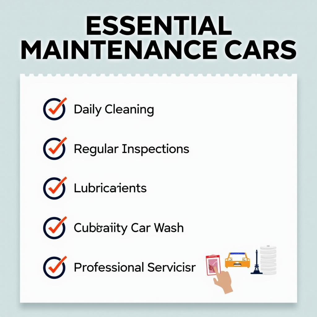 Car Wash Equipment Maintenance Checklist