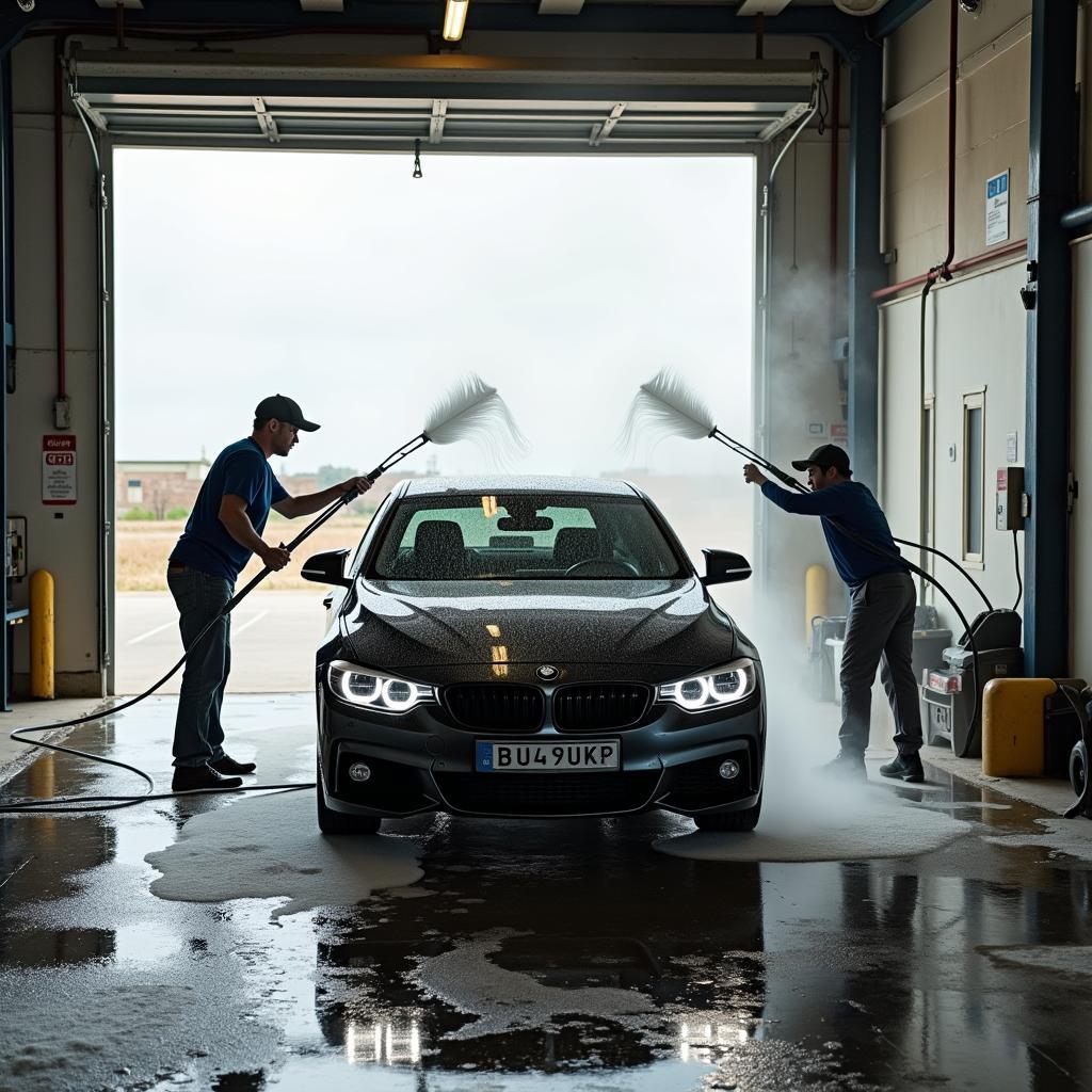 Car wash in Midland, Texas