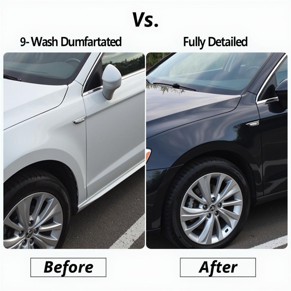 Car Wash vs. Detailing: A Visual Comparison