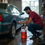 Car Water Service Coolant Flush in India