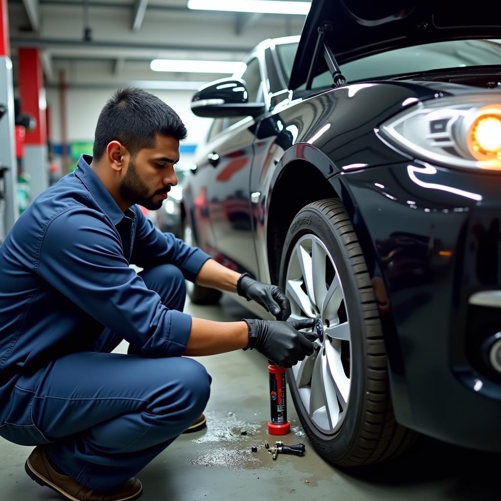 Car Water Service in Madurai: Coolant Flush Process